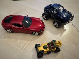 3 Spielzeugautos für kleine Rennfahrer 🦖