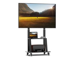 Rollbarer TV Ständer für 32-75 Zoll TV und Flachbildschirme