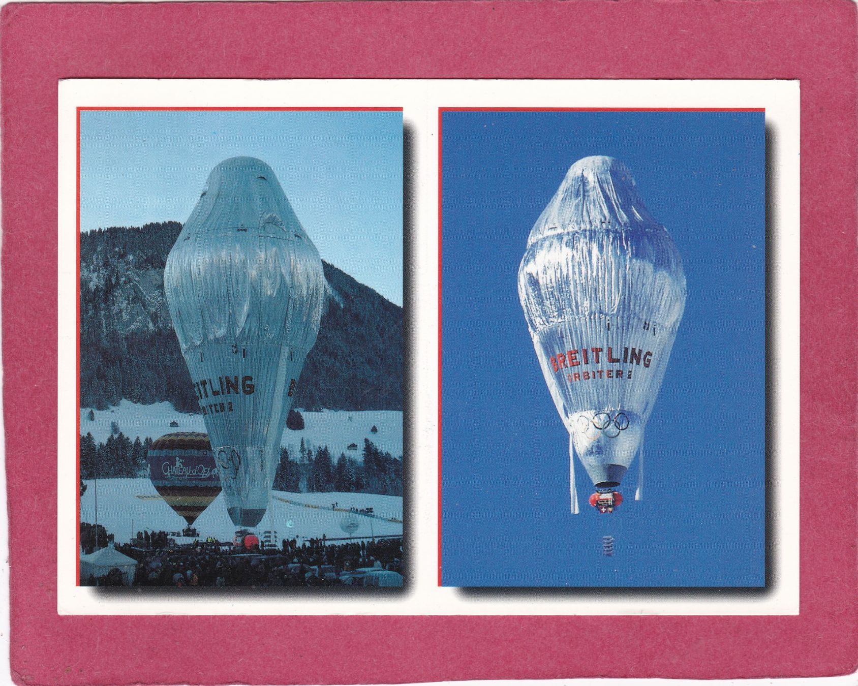 Cartoline postali: Château-d' Oex  Breitling Orbiter – Usato da Herisau venduto da Lisegrat2008