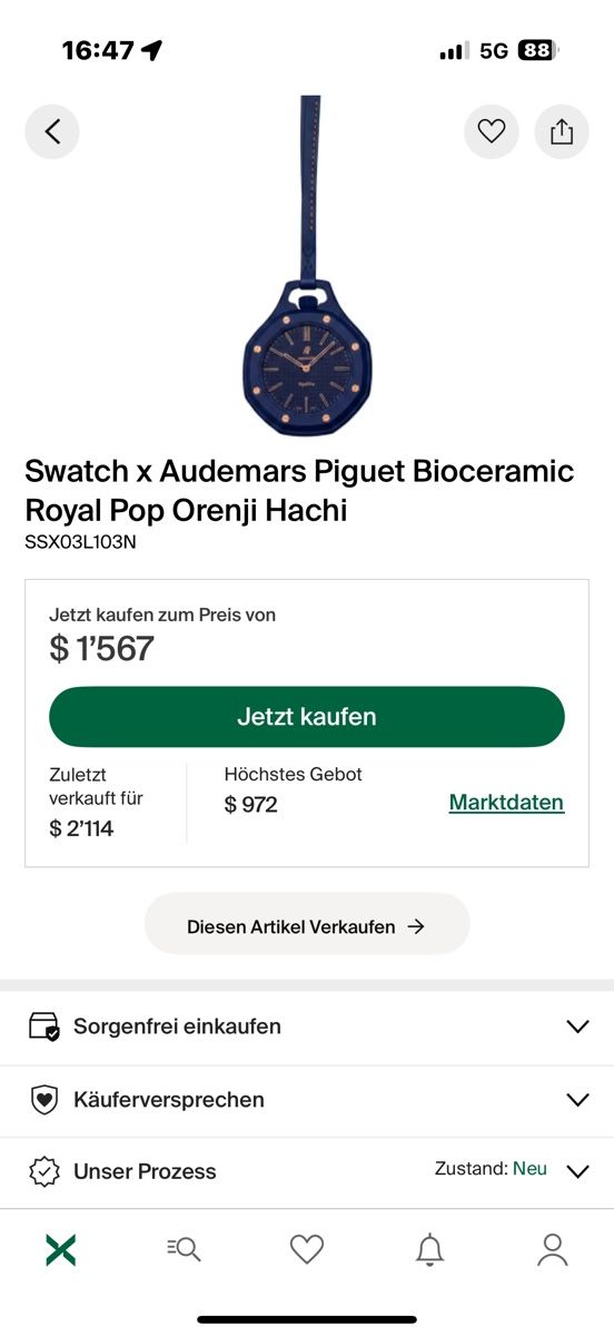 Swatch Orologi: Swatch AP Royal Pop – Nuovo e nell'imballaggio originale da Zürich venduto da Virusexpress 4