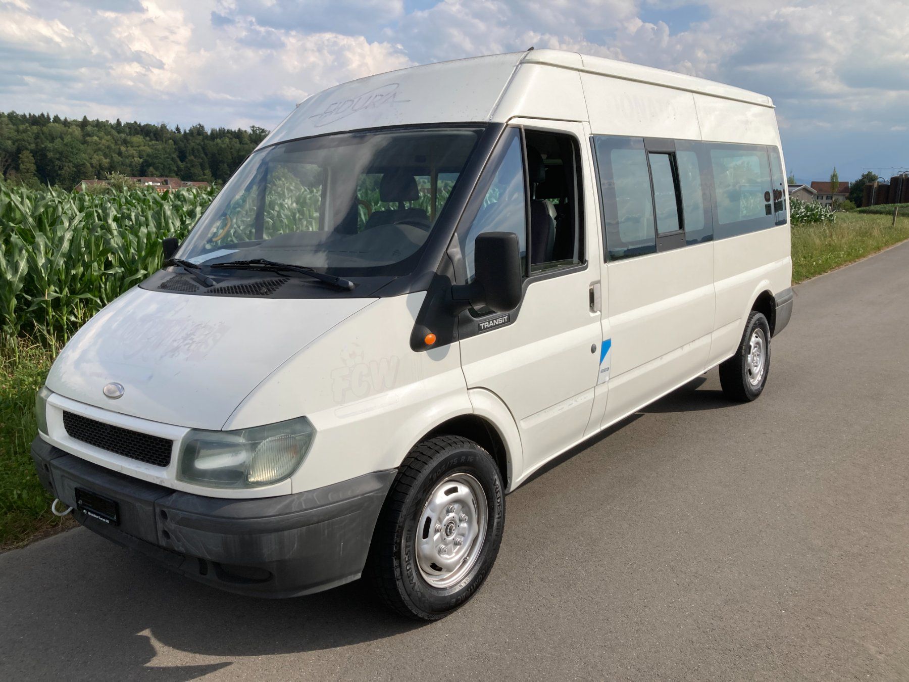 Ford Nutzfahrzeuge: Ford Transit 14 Plätzer für Export oder Bastler – Gebraucht aus Cham von WB2223