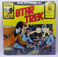STAR TREK BOOK & VINYL RECORD ENGLISH SEE-HEAR-READ 1976
