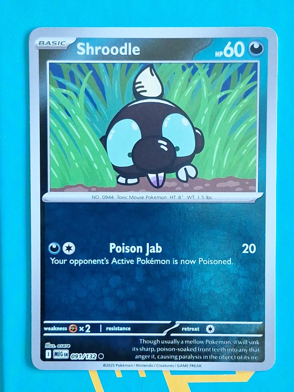 Pokémon Cartes à collectionner: Shroodle - Reverse Holo Pokemon Mega Evolution #1.8 – D'occasion à Altstätten SG par GGsGameshop