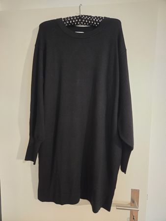 Elegantes La Redoute Strickkleid, Schwarz, Gr. L