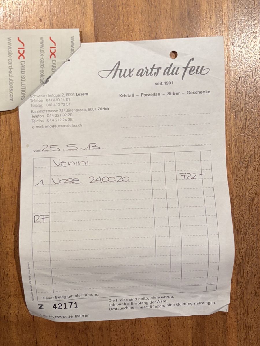 Vasi & Recipienti: Venini Vasen im duo – Usato da Zürich venduto da ARTino 2