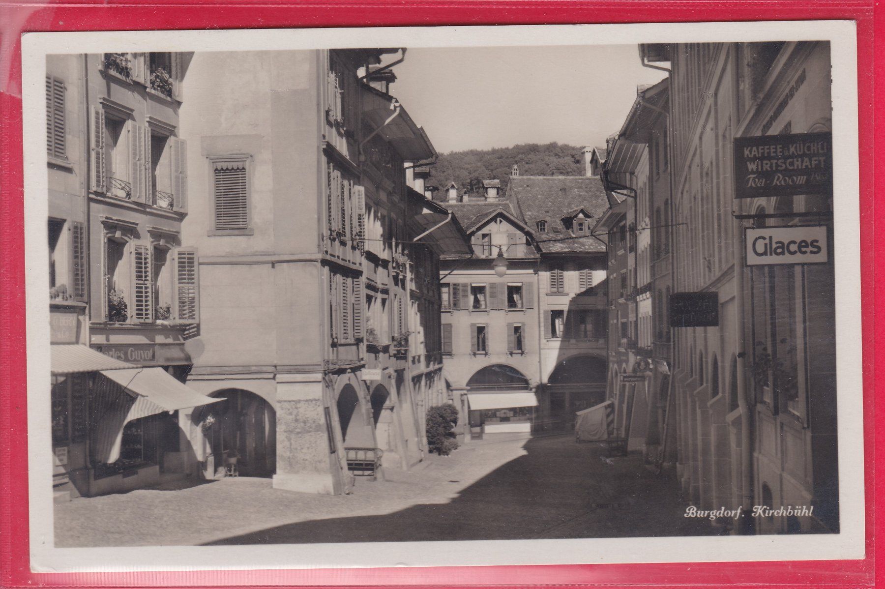 Cartoline postali: BURGDORF, KIRCHBÜHL, 13.8.1936 – Usato da Oberrieden venduto da Gebirgsstelze