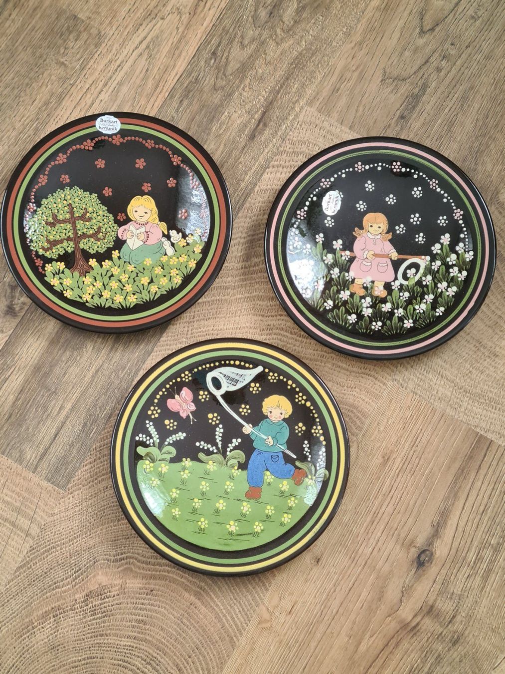 Assiettes: 3 Dekoteller  Burkart Keramik – D'occasion à Olten par chaas21