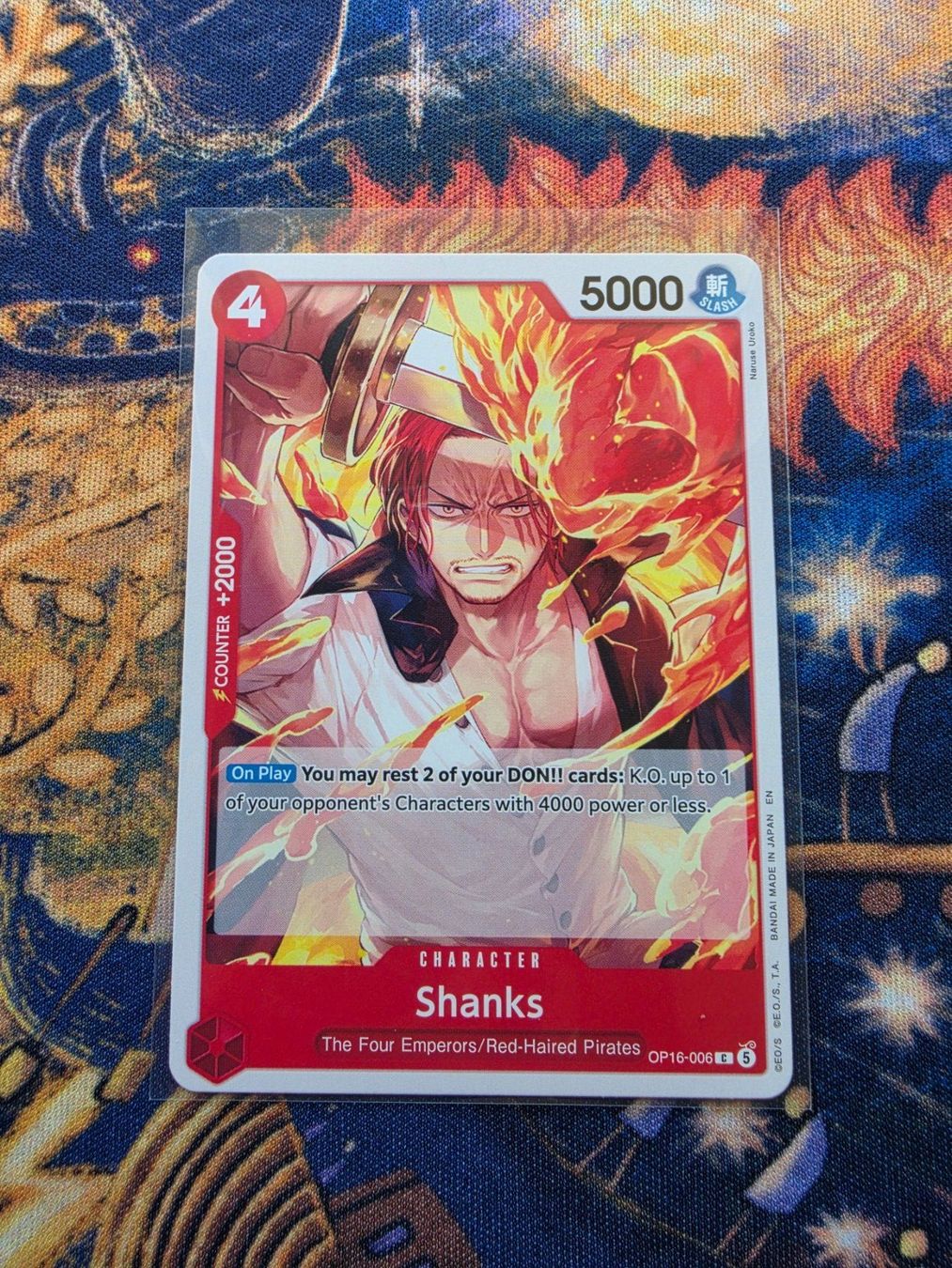 Bandai Carte collezionabili: One Piece Shanks card – Usato da Genestrerio venduto da AM_98