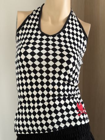 Pussy Deluxe Neckholder Checkerboard