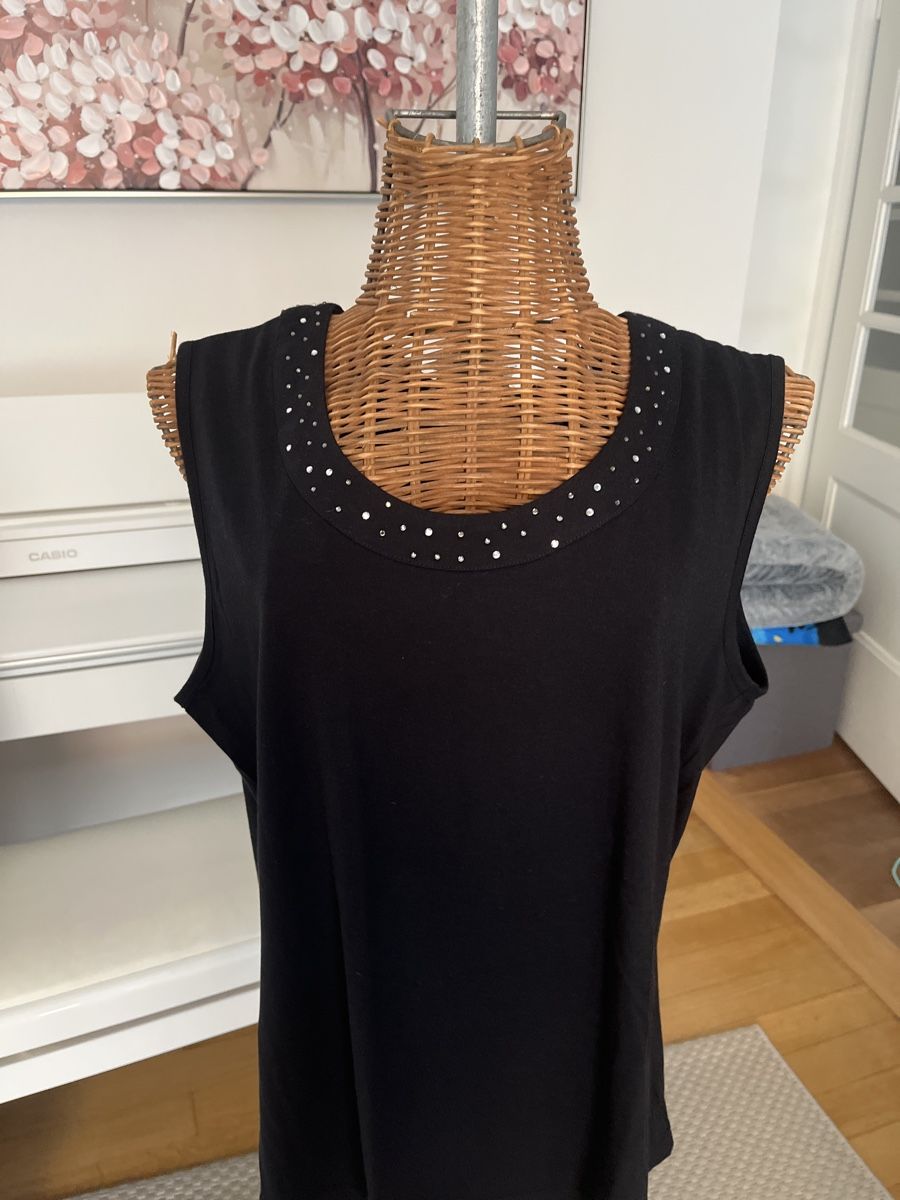 Tops: Top mit Strass BAUMWOLLE/Modal, 44 – Gebraucht aus Solothurn von Bobesch08