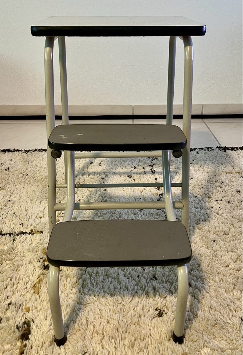 Sgabelli: Mid Century Kelko 3 Tritt Hocker Tritthocker-Trittleiter – Usato da Hunzenschwil venduto da Madachica 6