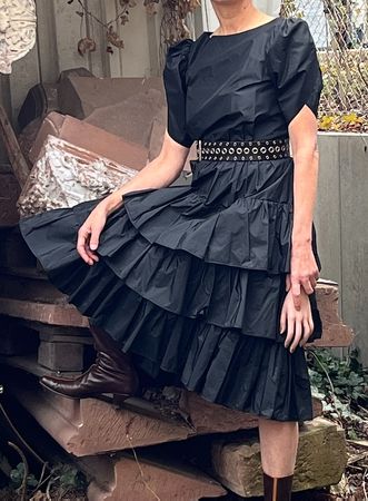 Abendkleid aus Seidentaft von AKRIS