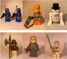 Figurines Lego vintage ancien de collection, édition limitée