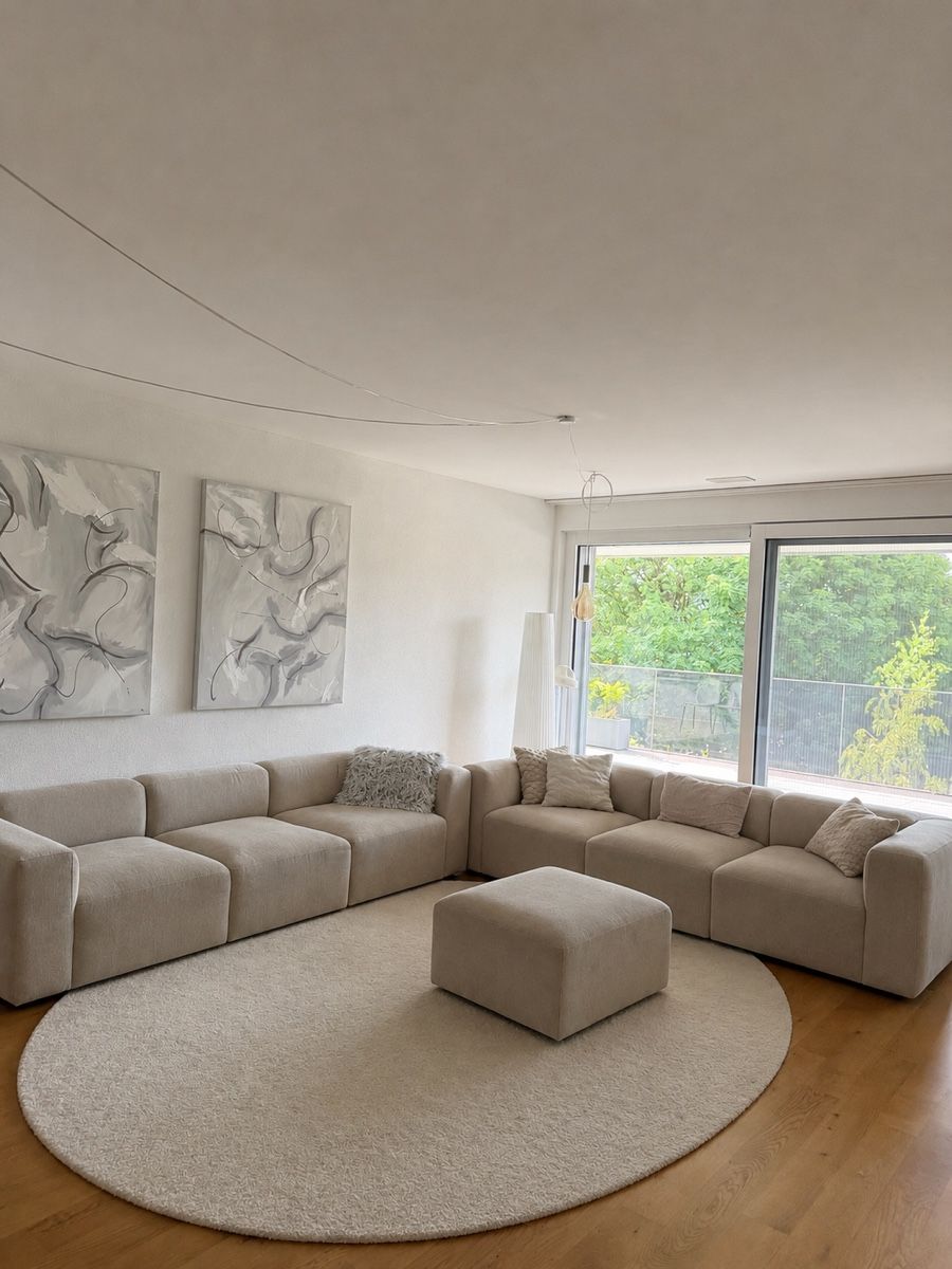 Jysk Divani: 2 x 3er Modular Sofa SKEJBY mit Hocker – Nuovo (secondo la descrizione) da Mühlau venduto da kvn_8cmk