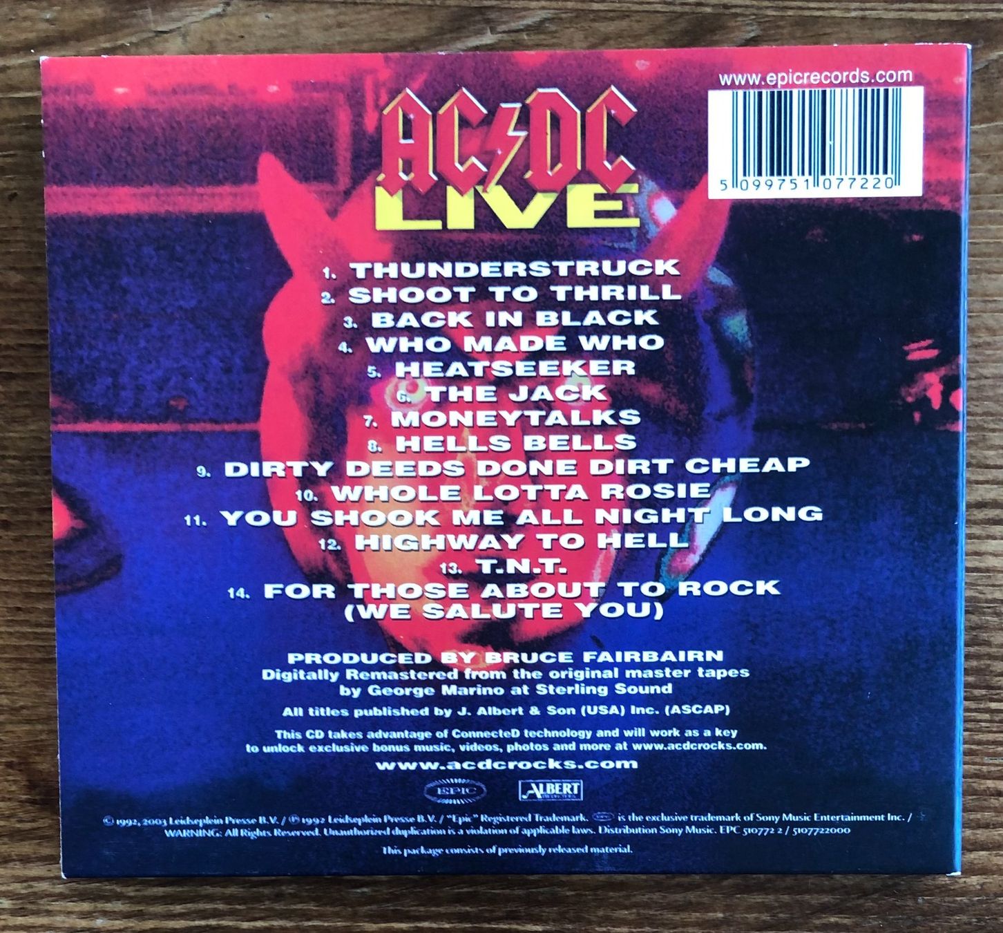 CD: AC/DC – Live CD, Hard Rock – Usato da Luzern venduto da Schlafenicht00 1