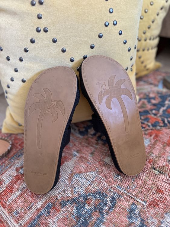 MAISON SCOTCH leather slides, 38, worn once! 7