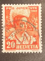 Schweiz 1936 Pro Juventute 20 Vollstempel GRUB 28.1.37