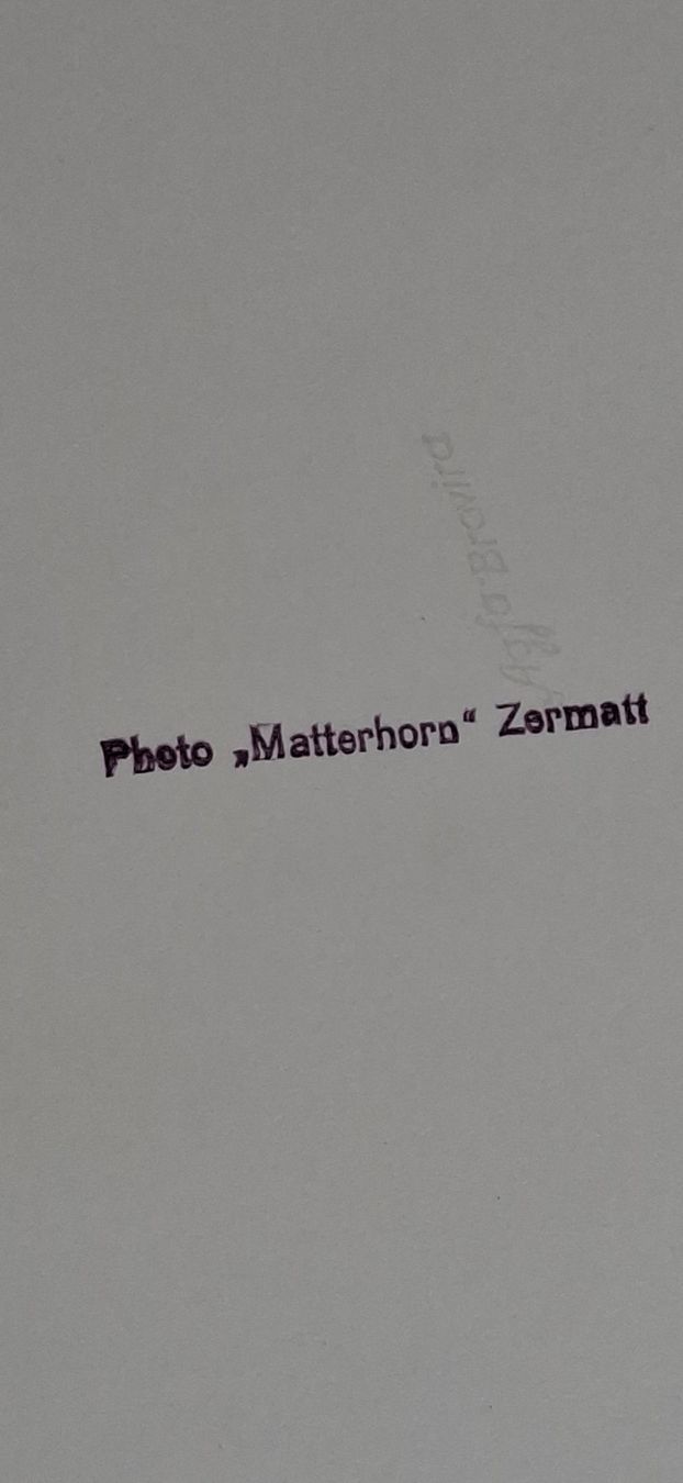 Foto & Immagini: Foto Matterhorn mit "Zermatterhof" – Usato da Bitsch venduto da andart 1