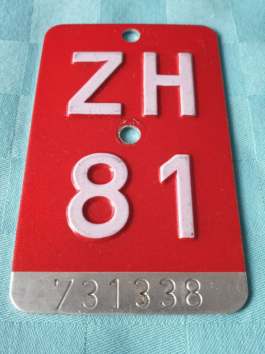 Insegne: Velonummer ZH 81 – Usato da Mörschwil venduto da spirspi