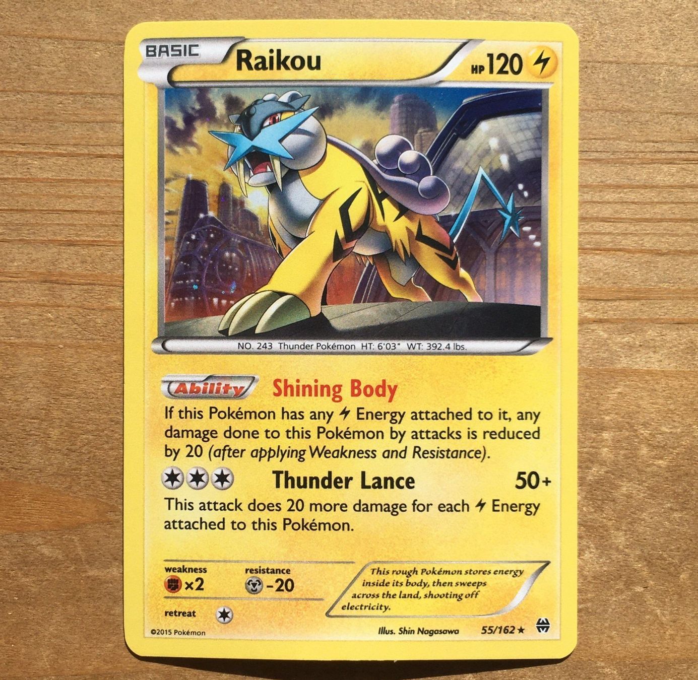 Pokémon Sammelbilder & Trading cards: Raikou Holo Pokémon Breakthrough Promo – Gebraucht aus Dornach von Deco89
