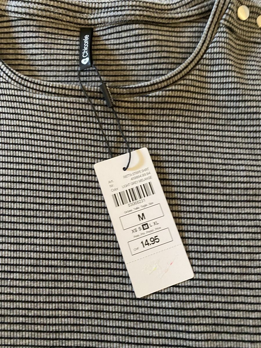 T-shirt: Baumwoll Shirt gestreift NEU Gr M Chicorée – Nuovo e nell'imballaggio originale da Schönenberg ZH venduto da Pfupfli1 1