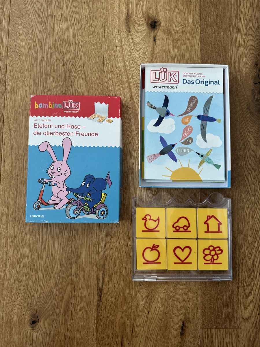 Giochi: BambinoLÜK-Set Elefant und Hase – Usato da Interlaken venduto da fbnscl 1