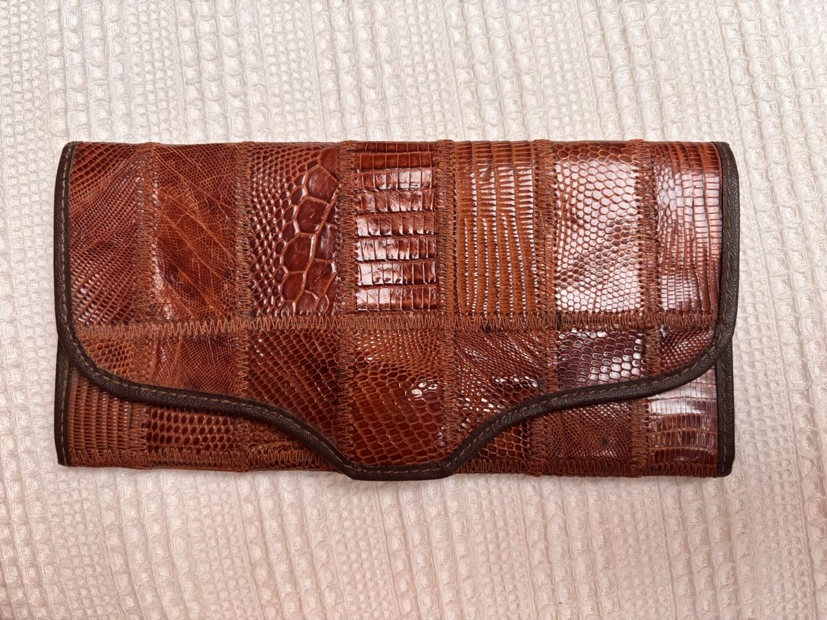 Portafogli: Vintage Brieftasche aus Echsenleder – Usato da Speicher venduto da ret_6msb