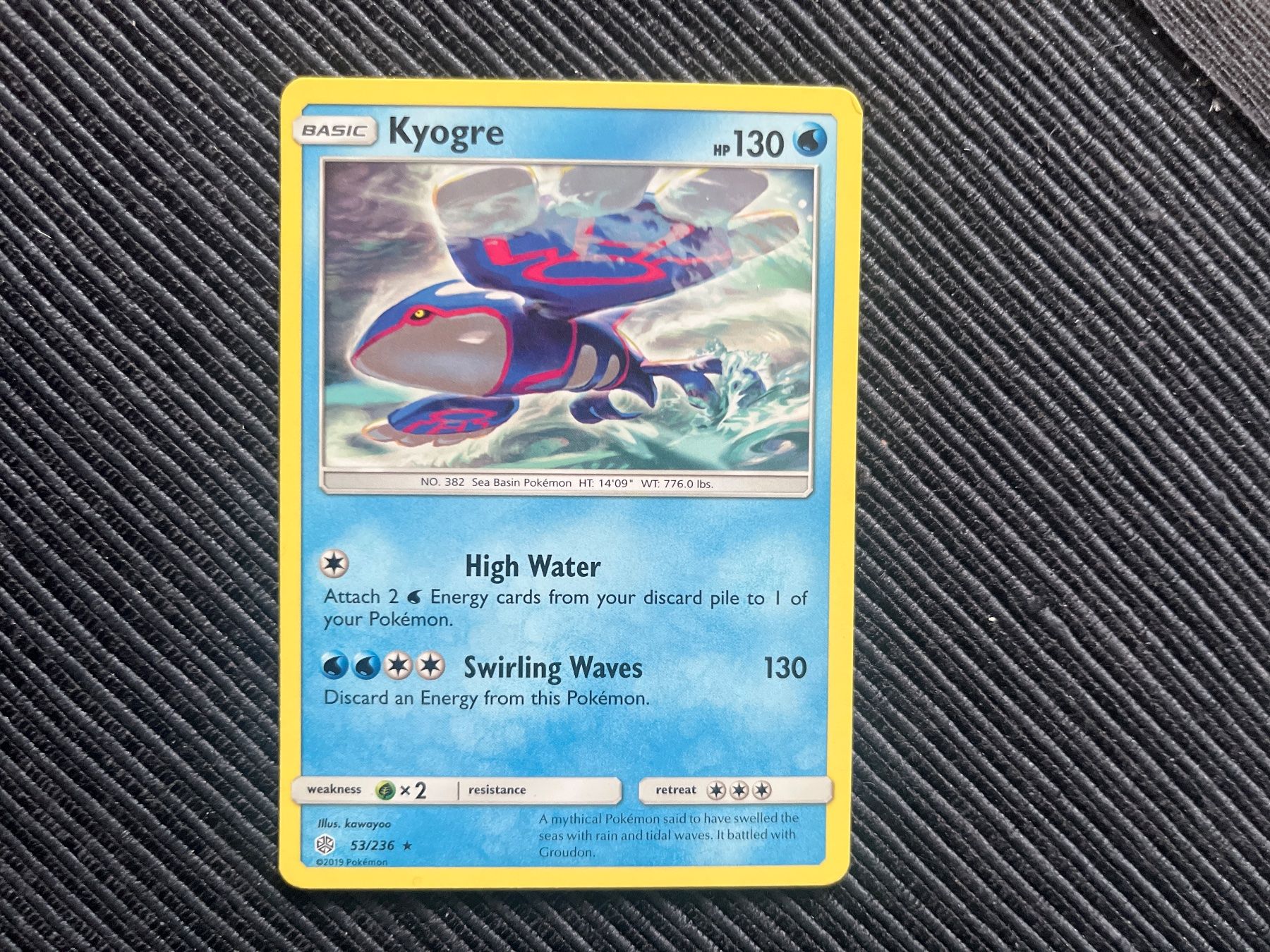 Pokémon Carte collezionabili: Pokemon Kyogre non Holo Cosmic Eclipse Near Mint – Nuovo (secondo la descrizione) da Wabern venduto da Collectfun