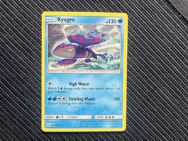 Pokemon Kyogre non Holo Cosmic Eclipse Near Mint