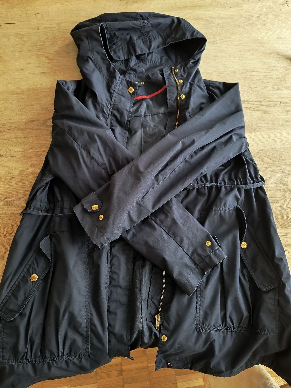 H&M Cappotti: Umstands Übergangs-Mantel dunkelblau M – Usato da Bern venduto da kathiang 1