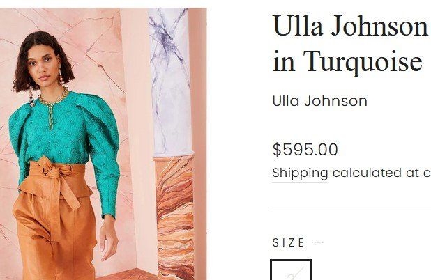 Ulla Johnson Camicette: Ulla Johnson Bluse / blouse M – Usato da Collonges venduto da Auganien 2