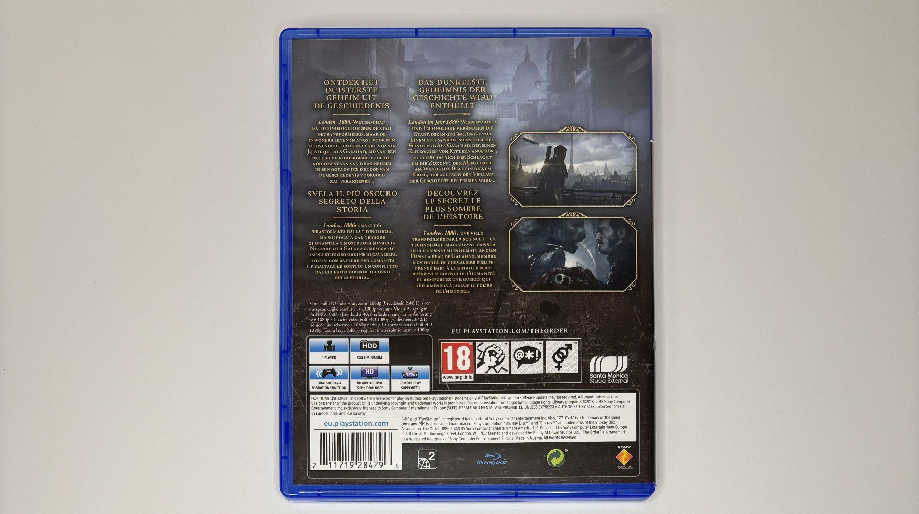 Giochi: PS4 - The Order: 1886 – Usato da Allschwil venduto da Bullach 2