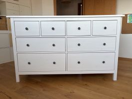 IKEA Hemnes mit 8 Schubladen, weiss gebeizt