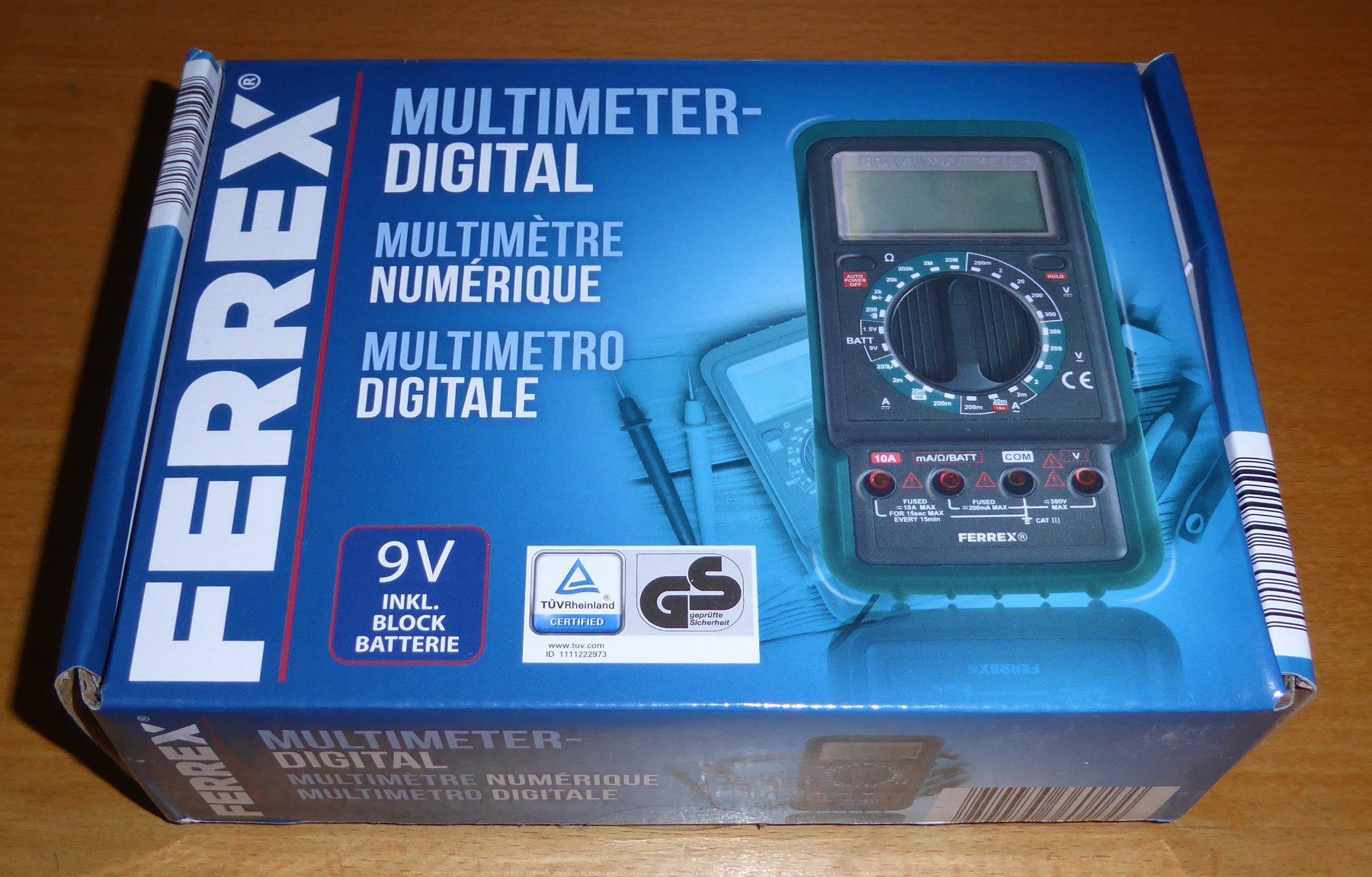 Messen: Ferrex Multimeter Digital neu in Originalverpackung – Neu und originalverpackt aus Spreitenbach von Turbo_1105