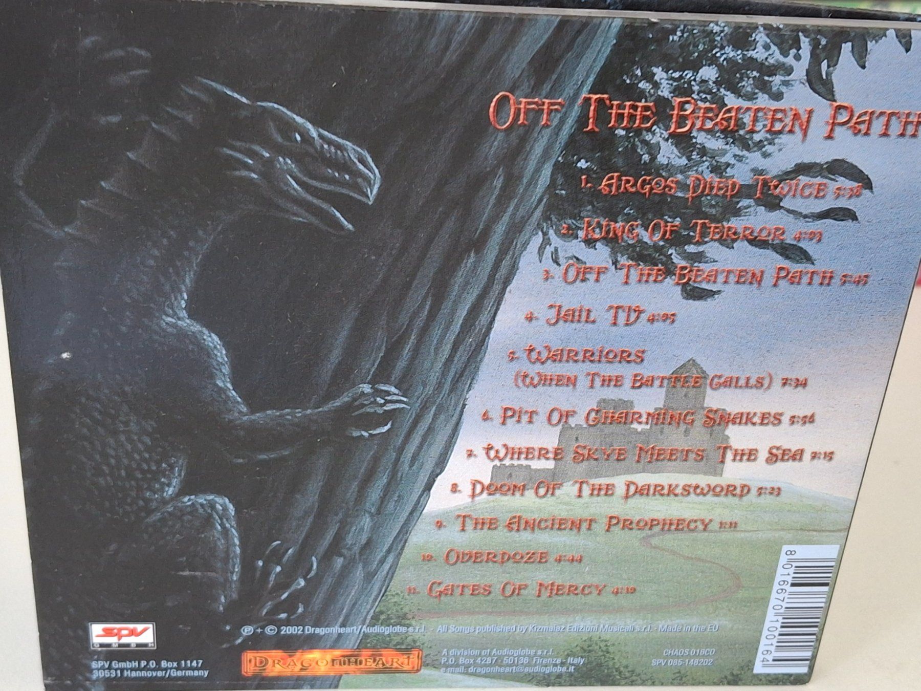 CD: CD Mesmerize - Off The Beaten Path/ Power Metal – Usato da Aarberg venduto da Jackup1 1