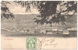LA BRÉVINE: vue générale 1905