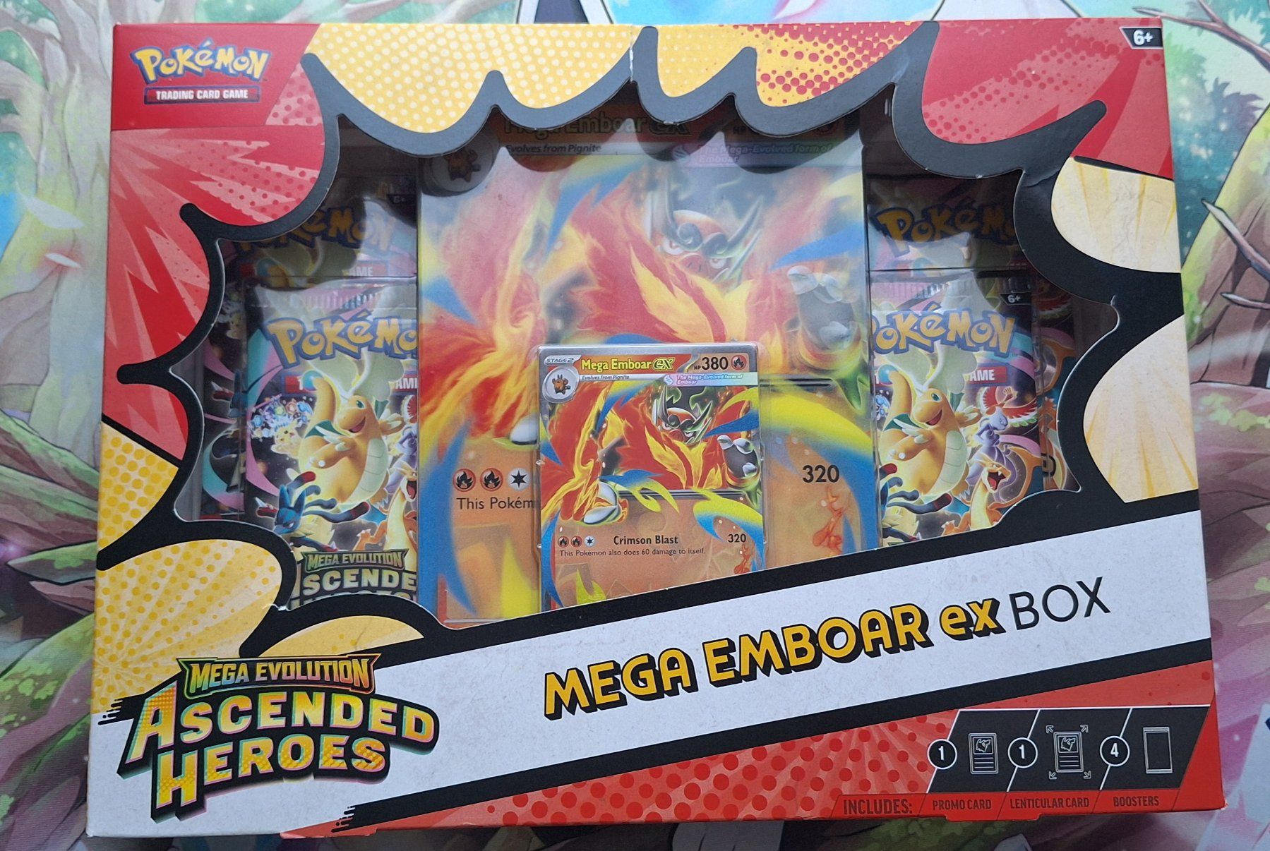 Pokémon Carte collezionabili: Ascended Heroes: Mega Emboar ex Box - Box Sets EN – Nuovo e nell'imballaggio originale da Naters venduto da poketrade11
