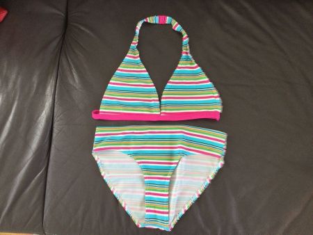 Bikini bunt-gestreift