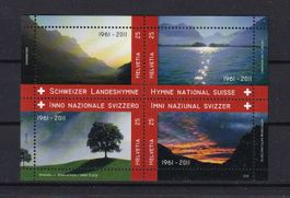 SUISSE 2011 Bloc 50 ans Hymne national suisse. Neuf **