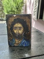 Seltene antike byzantinische Ikone - Einzigartiges religiöse