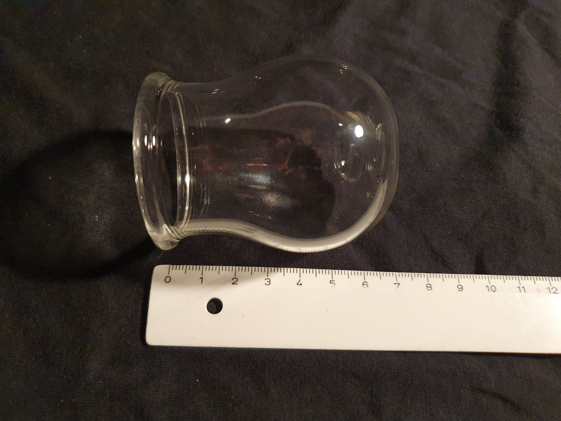 Attrezzature mediche: 3 Feuer-Schröpfgläser mit 4cm Öffnung – Usato da Worb venduto da FroLok 5