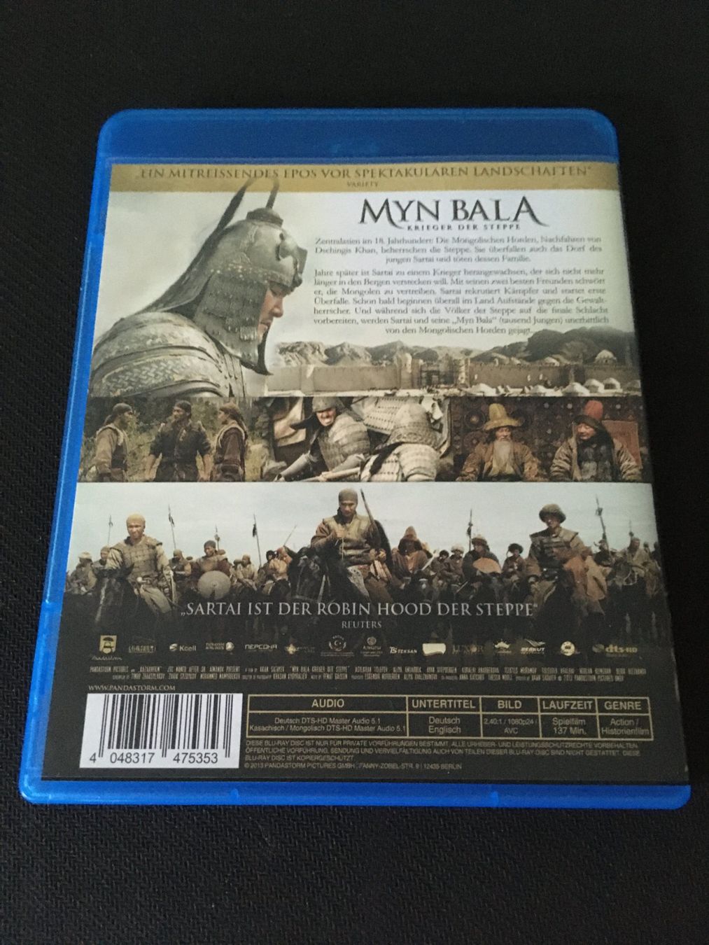 Alle DVDs: Myn Bala - Krieg der Steppe - Blu-ray – Gebraucht aus St.Gallen von MedienJoe 1
