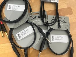 Audio Kabelset (5 Stk) Cordial / Vonyx – Klinken & Y-Adapter