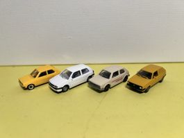 4x Golf und Polo Modelle in 1/87