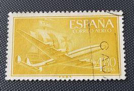 Spanien 1955 Flugzeug briefmarke