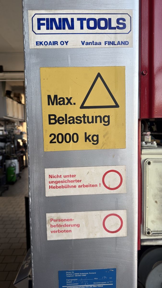 Piattaforme elevatrici & Crick: 1-Säulen Lift 2000kg – Usato da Meyriez venduto da Matta64 3