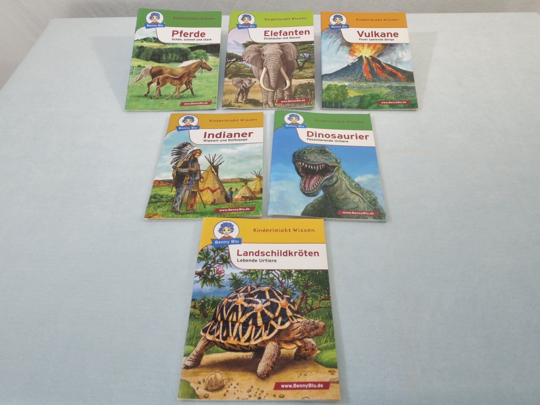 Bücher: Lot:6 verschiedene Büchlein: Benny Blu – Gebraucht aus Lustmühle von Glatisant