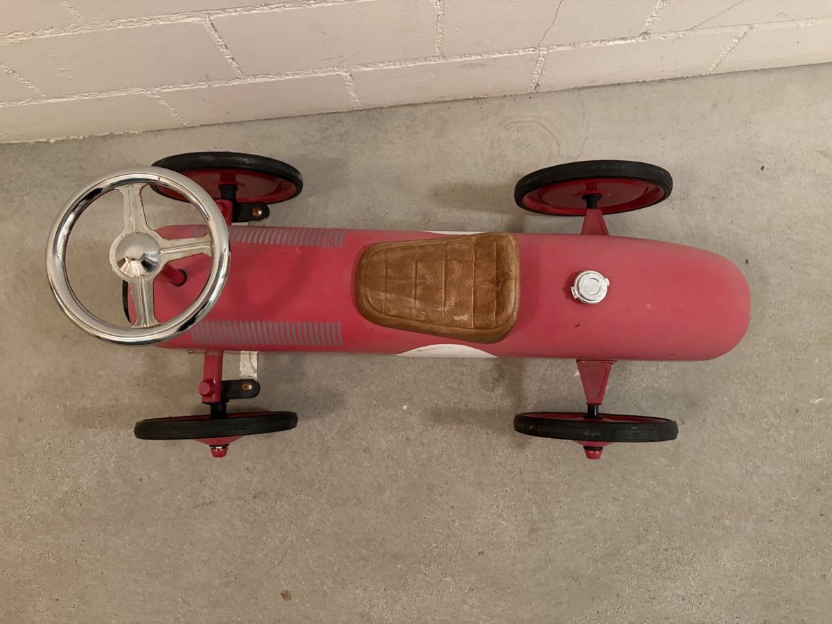 Fahrzeuge für Kinder: Retro-Rennauto aus Metall – Gebraucht aus Aesch BL von Kliana 1
