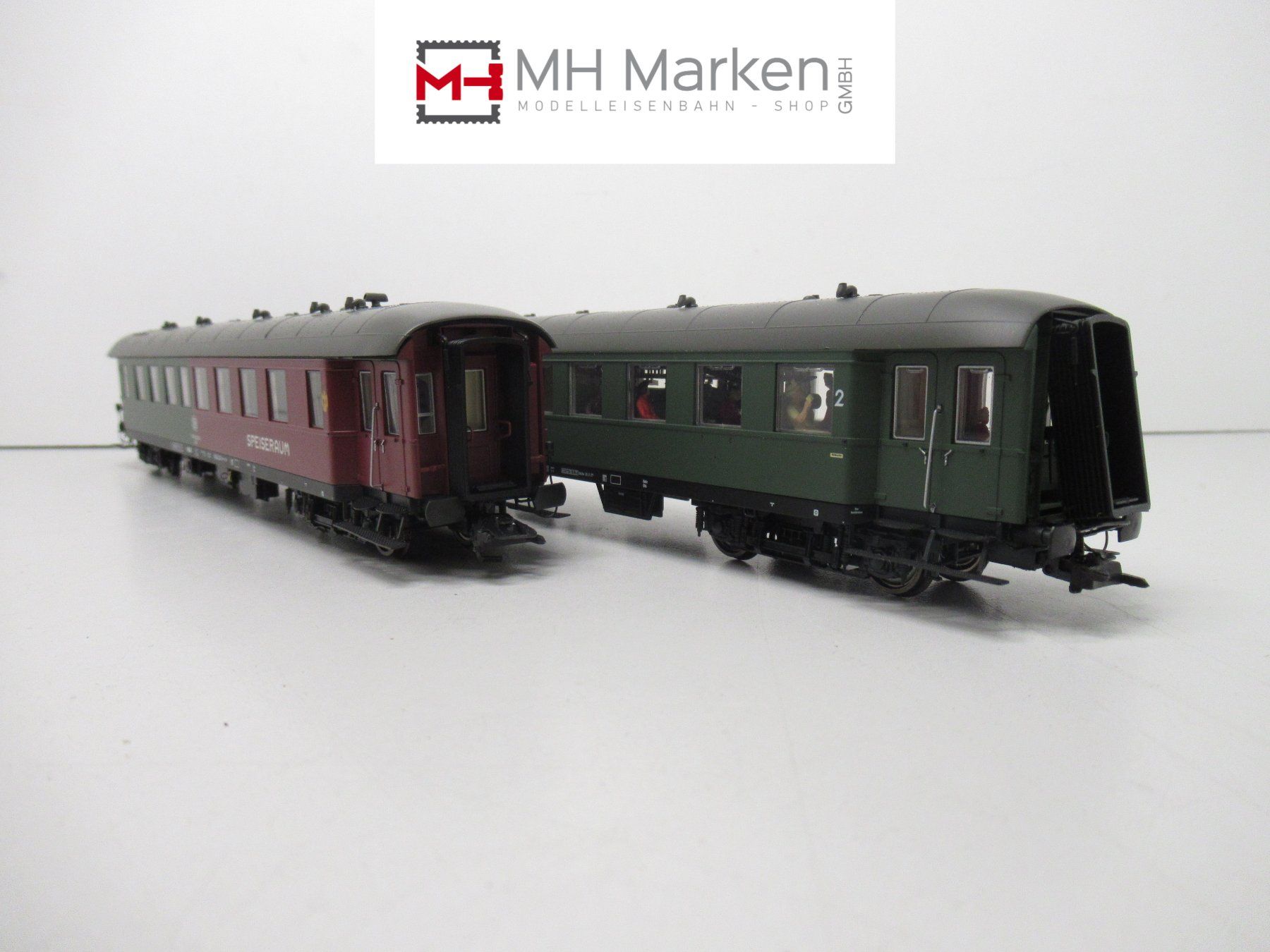 Modellini di ferrovie: Pullman 36102+3 Eilzugwagen 1./2.Klasse+Speisewagen DB DC H0 – Usato da Basel venduto da mhmarken