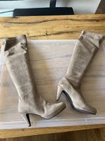Wild-Lederstiefel beige GR 41